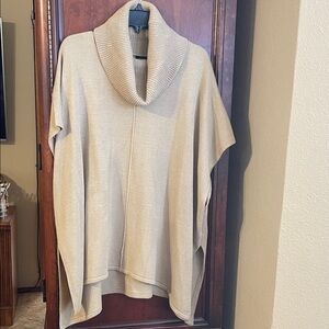 Melissa Paige Cream Cowl Neck Sweater